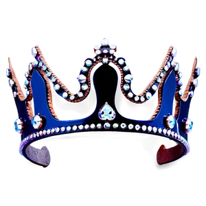 Silhouette Queen Crown B PNG Image