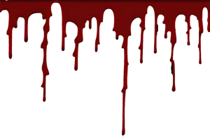 Silhouetted Crowd Blood Dripping Background PNG Image