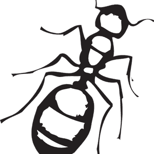Ant Clipart Black And White Sketch Of An Ant Clip Art - Transparent Png Ant Png White, Png Download PNG image with transparent background