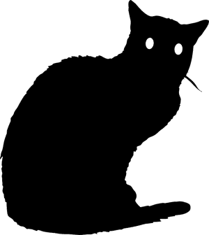 Transparent Black Cat Png - Black Cat Icon Png, Png Download PNG image with transparent background
