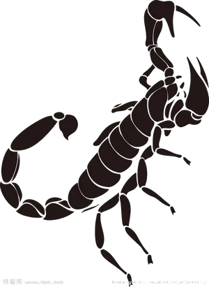 Silhouetteof Scorpion PNG Image