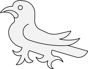 Silhouetteofa Dove PNG Image