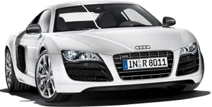 Silver Audi R8 Luxury Sports Car H D PNG Image