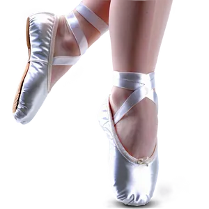 Silver Ballet Shoes Png Ius4 PNG Image