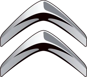 Silver Chevron Car Logo PNG Image