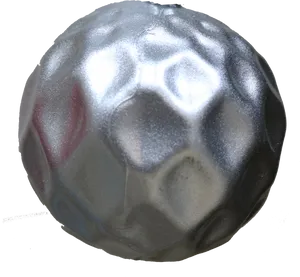 Silver Christmas Ornament PNG Image