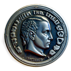Silver Coin PNG pwi PNG image with transparent background