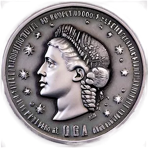 Silver Coin Png Pyl PNG Image