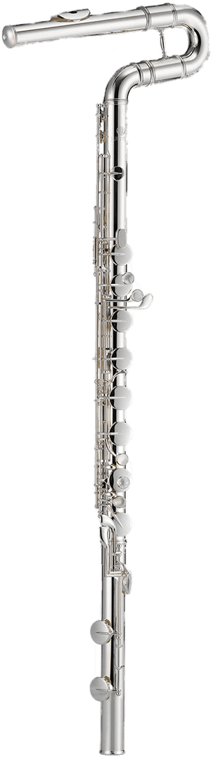 Silver_ Concert_ Flute PNG image with transparent background