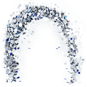 Silver Confetti PNG ery8 PNG image with transparent background