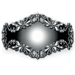 Silver Decorative Line PNG 6 PNG