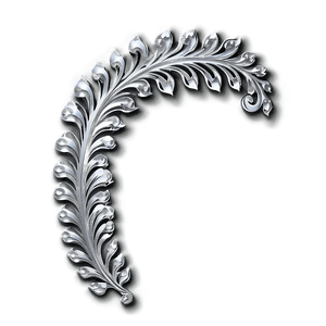 Silver Decorative Line PNG flt14 PNG
