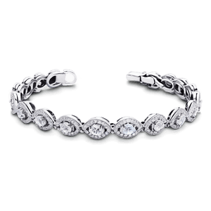 Silver Diamond Bracelet PNG mum45 PNG image with transparent background