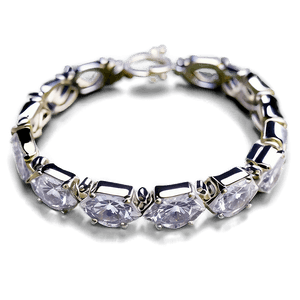 Silver Diamond Bracelet PNG vdv PNG image with transparent background