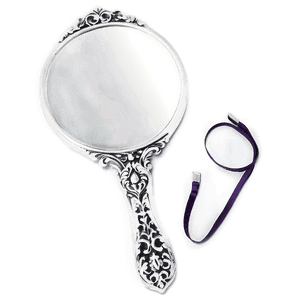 Silver Hand Mirror PNG wbc PNG
