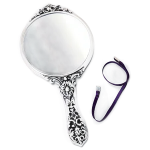 Silver Hand Mirror Png Wbc PNG Image