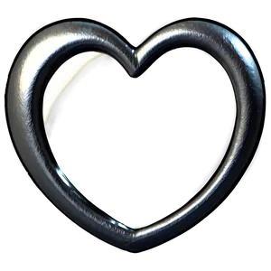 Silver Heart Frame Png Sgy35 PNG Image