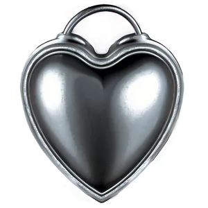 Silver Heart Illustration Png 62 PNG Image