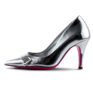 Silver High Heels PNG 06122024 PNG with transparent background