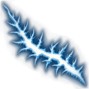 Silver Lightning Bolt PNG 06112024 PNG image with transparent background