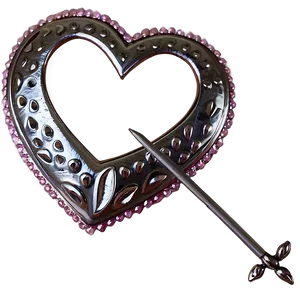 Silver Love Heart Png Onl PNG Image