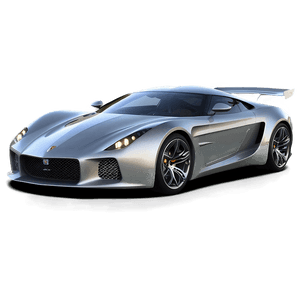 Silver Metallic Car PNG 06112024 PNG image with transparent background