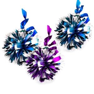 Silver Pom Poms Png Idu PNG Image