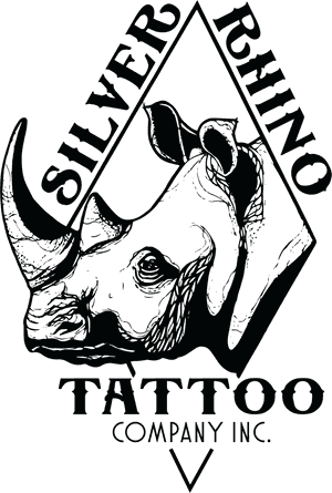 Silver Rhino Tattoo Company - Black Rhinoceros, HD Png Download PNG image with transparent background