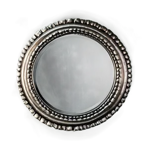 Silver Round Mirror Png Ubs91 PNG Image