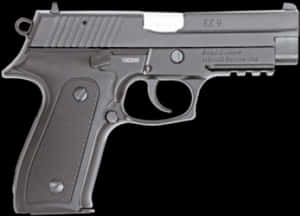Silver Semi Automatic Pistol E Z9 PNG image with transparent background
