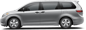 Silver Sky Metallic - Silver 2016 Toyota Sienna, HD Png Download PNG image with transparent background