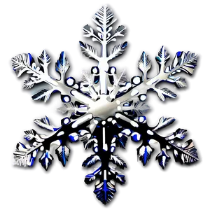 Silver Snowflake Design Png Pgj38 PNG Image