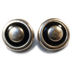 Silver Stud Earring PNG 05252024 PNG