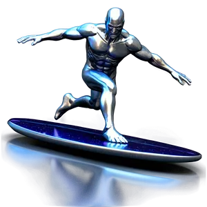 Silver Surfer 3d Model Png 06202024 PNG Image