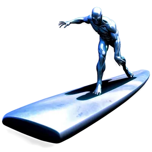 Silver Surfer Cosmic Trail Png 48 PNG Image