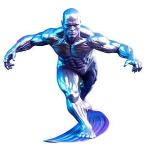 Silver Surfer Galactic Wave Png Oyc PNG Image