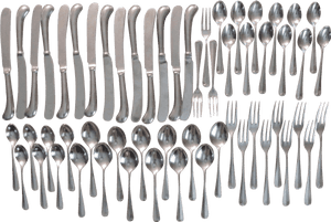Silverware Set Array PNG