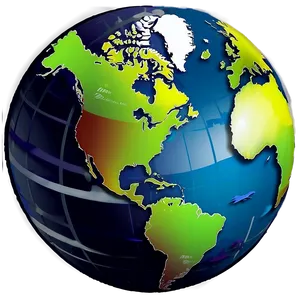 Simple Black And White Globe Graphic Png Fsp1 PNG Image