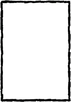 Simple Black Border Template PNG Image