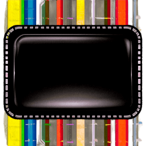 Simple Black Rectangle Graphic PNG 05252024 PNG