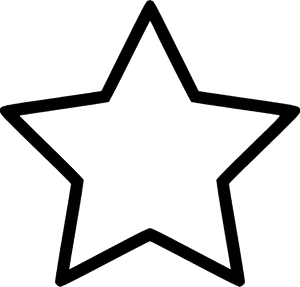 Favorite Bookmark Star Like - Outline Star Clipart, HD Png Download PNG image with transparent background