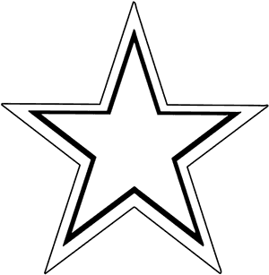 Star Outline Star Clip Art Outline Free Clipart Images - Clip Art Star, HD Png Download PNG image with transparent background