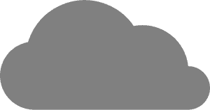 Cartoon Grey Cloud Png - Heart, Transparent Png PNG image with transparent background
