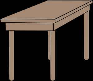 Cartoon Desk Png - Desk Clipart, Transparent Png PNG with transparent background