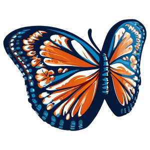 Simple Butterfly Graphic PNG auh46 PNG image with transparent background