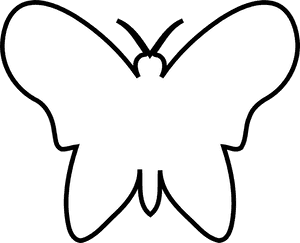 Butterfly Outline Png, Transparent Png PNG image with transparent background