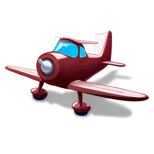 Simple Cartoon Airplane Png Gwi PNG Image