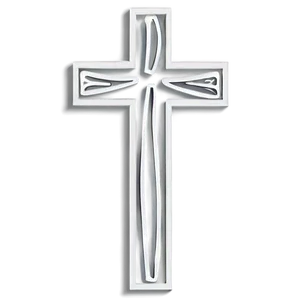 Simple Cross Outline Png 70 PNG Image