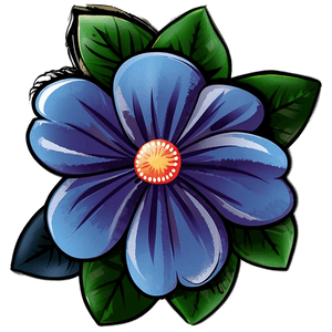 Simple Flower Illustration PNG 57 PNG with transparent background