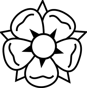 Flower Tattoo Svg Clip Arts - Traditional Flower Tattoo Outline, HD Png Download PNG image with transparent background